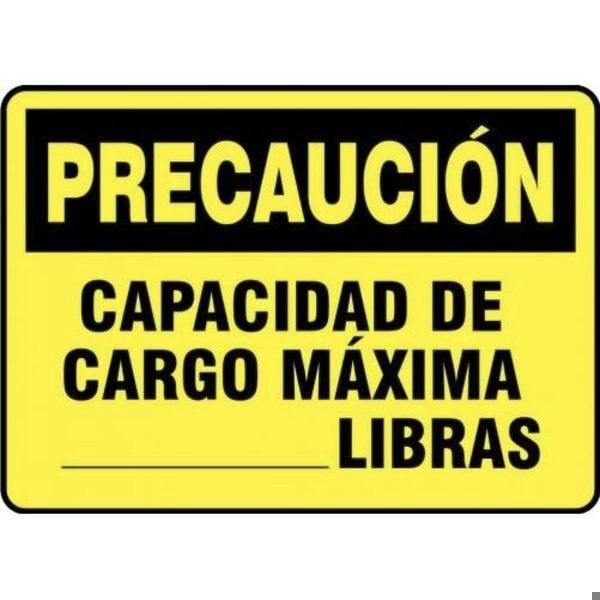 Accuform OSHA CAUTION Safety Sign MAXIMUM SHMCAP607XV SHMCAP607XV - main
